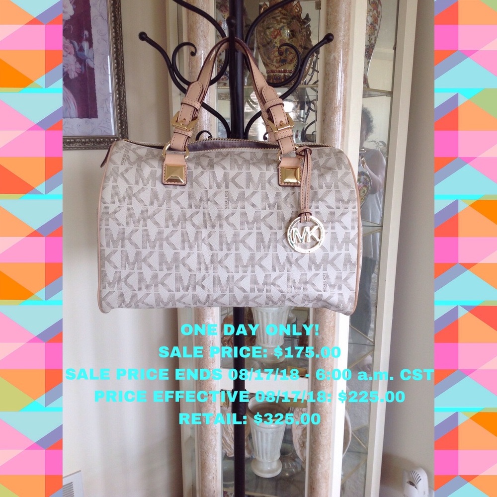 NWT AUTHENTIC MICHAEL KORS GRAYSON SATCHEL HANDBAG